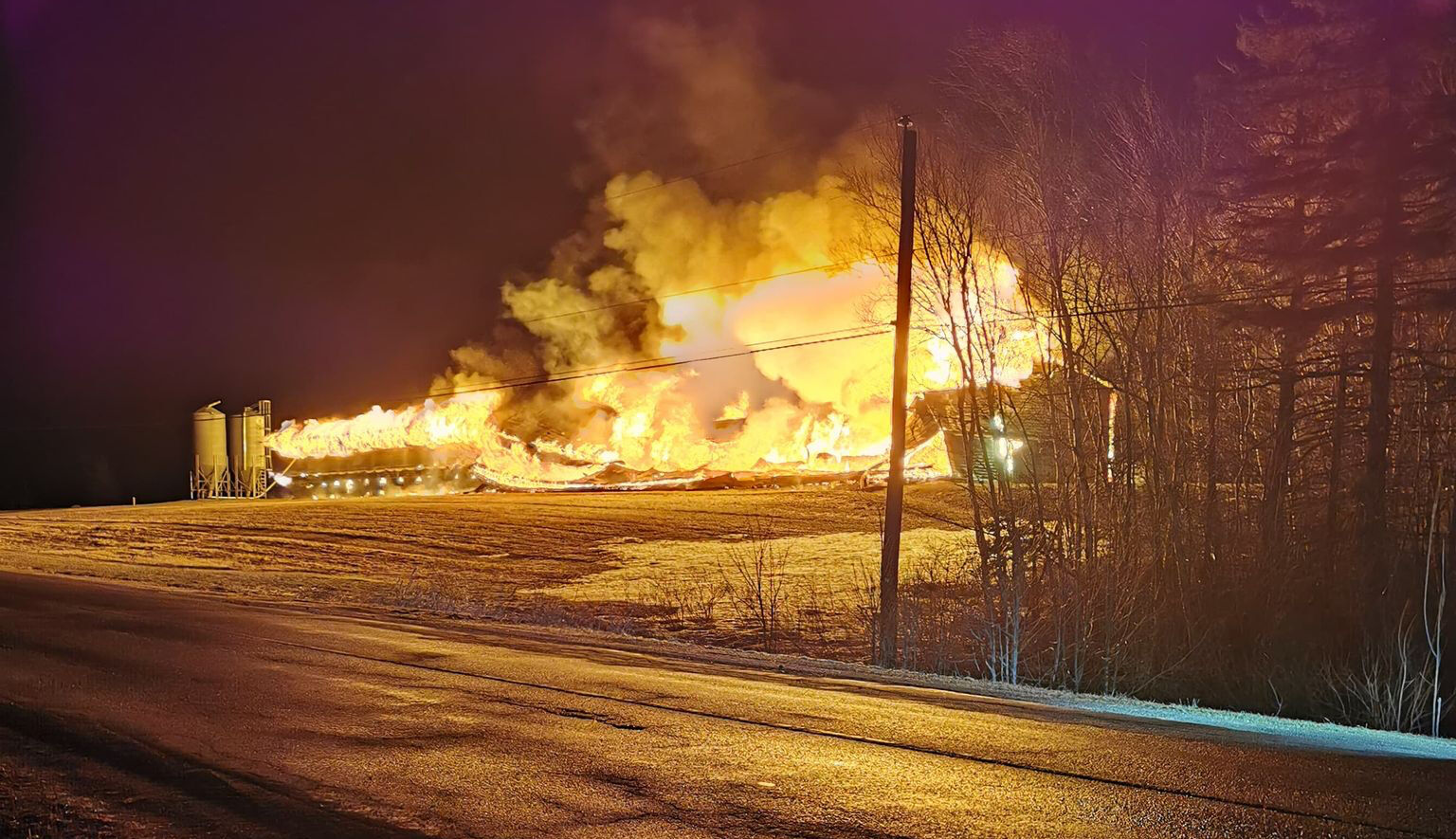 Building was engulfed in minutes